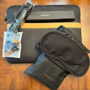 BVLGARI for Alitalia travel case comfort kit socks sleep mask ear plugs dental